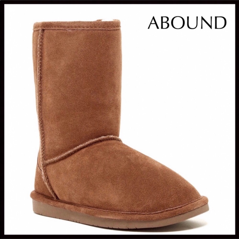 GENUINE SUEDE SHEARLING LINED SHORT BOOTS A2C - Picture 8 of 8